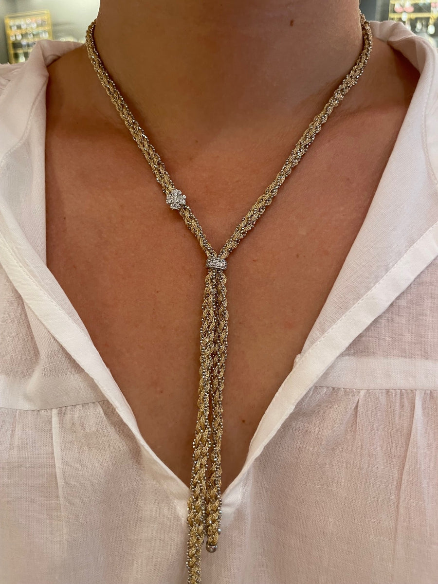MILAKOO Collana tripla per donne Lunghezza 16'' girocollo gotico