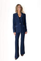 JOSEPH RIBKOFF	253722 Pantalone lurex blu