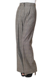 SISSIOTTO Pantalone Pinces Principe di Galles Grigio