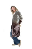 BL Paris Cappotto in velluto Dipdyed grey/brown