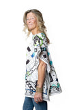 Tunica seta foulard verde
