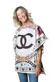 Tunica seta foulard fuxia
