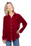 BL Paris camicia velluto fuxia