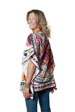 Tunica seta foulard fuxia