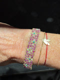 DAG GIOIELLI bracciale Jaipur Rubitormalina, kunzite, turchese