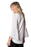 JOSEPH RIBKOFF 261183 camicia petalo bianca
