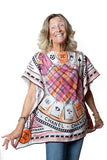 Tunica seta foulard fuxia