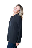 JOSEPH RIBKOFF 264022 Tunica maniche lunghe nero collo rialzato