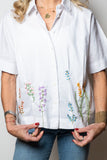 vincent.tulipano Camicia  ricamata a mano