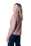 MAJESTIC FILATURES Camicia cachemire Terra Rosa