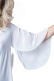 JOSEPH RIBKOFF 261183 camicia petalo bianca