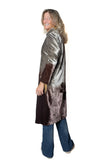 BL Paris Cappotto in velluto Dipdyed grey/brown