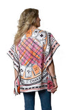 Tunica seta foulard fuxia