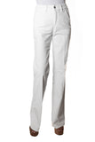 ATELIER CIGALAS  Chino Flare velluto latte