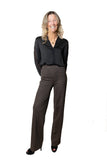JOSEPH RIBKOFF 263081 Pantaloni pull-on a gamba larga a spina di pesce