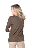 MAJESTIC FILATURES t-shirt  viscosa cacao