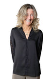 JOSEPH RIBKOFF 263233  camicia in raso con pizzo
