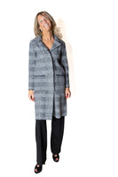 JOSEPH RIBKOFF 253900 Cappotto Jacquard a quadri