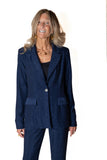 JOSEPH RIBKOFF 253721 blazer lurex blu