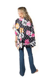 Tunica seta foulard fuxia rose