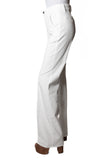 ATELIER CIGALAS  Chino Flare velluto latte