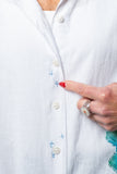 vincent.tulipano Camicia  ricamata a mano