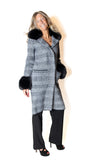 JOSEPH RIBKOFF 253900 Cappotto Jacquard a quadri