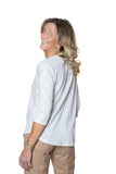 MAJESTIC FILATURES t-shirt  girocollo lino bianco