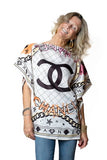 Tunica seta foulard fuxia