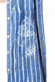 vincent.tulipano Camicia righe lino dipinta
