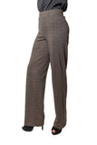 JOSEPH RIBKOFF 263081 Pantaloni pull-on a gamba larga a spina di pesce