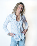 Bastoncino camicia cotone sangallo fantasia