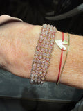 DAG GIOIELLI bracciale Jaipur quarzo fragola