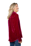 BL Paris camicia velluto fuxia