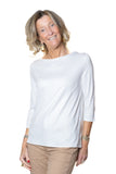MAJESTIC FILATURES t-shirt  viscosa bianco