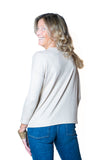 MAJESTIC FILATURES girocollo lurex oro pallido