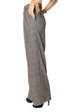 SISSIOTTO Pantalone Pinces Principe di Galles Grigio