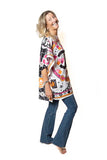 Tunica seta foulard fuxia rose