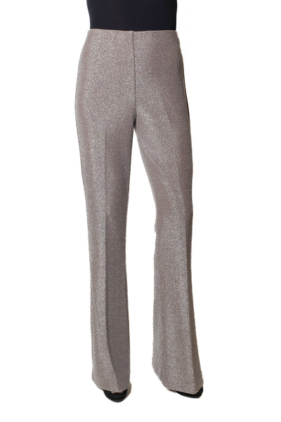 JOSEPH RIBKOFF	253722 pantaloni lurex tortora