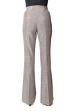JOSEPH RIBKOFF	253722 pantaloni lurex tortora