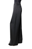 JOSEPH RIBKOFF	253002 Pantaloni a gamba larga in raso con sovrapposizione sul davanti