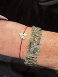 DAG GIOIELLI bracciale Jaipur Agata muschiata