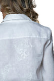 vincent.tulipano Camicia Crazy Pizzo in lino dipinta