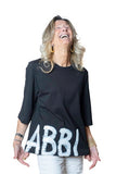 Tshirt cotone dipinta a mano ABBI DUBBI