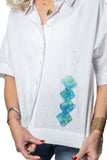 vincent.tulipano Camicia  ricamata a mano