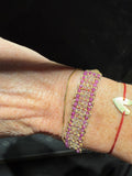 DAG GIOIELLI bracciale Jaipur Rubitormalina, quarzo fragola