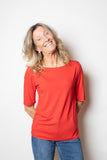 Pour Moi tshirt viscosa rosso