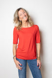 Pour Moi tshirt viscosa rosso