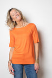 Pour Moi tshirt viscosa arancio
