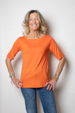 Pour Moi tshirt viscosa arancio